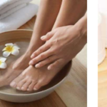 At home, take good care of your hands and feet.